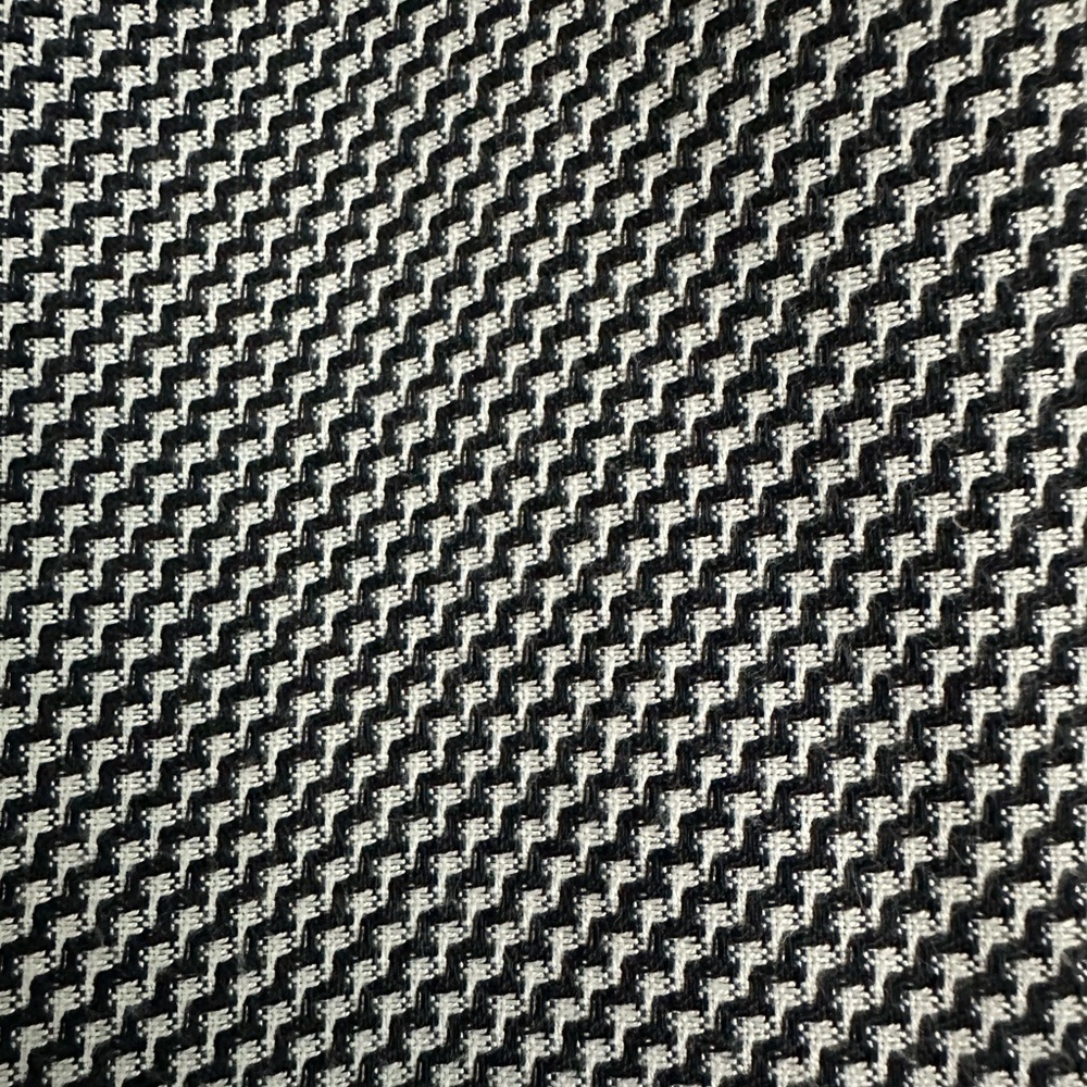 LE SUIT Black White Houndstooth Blazer Women Size 12p Lined Long Sleeve Pockets - Picture 5 of 6